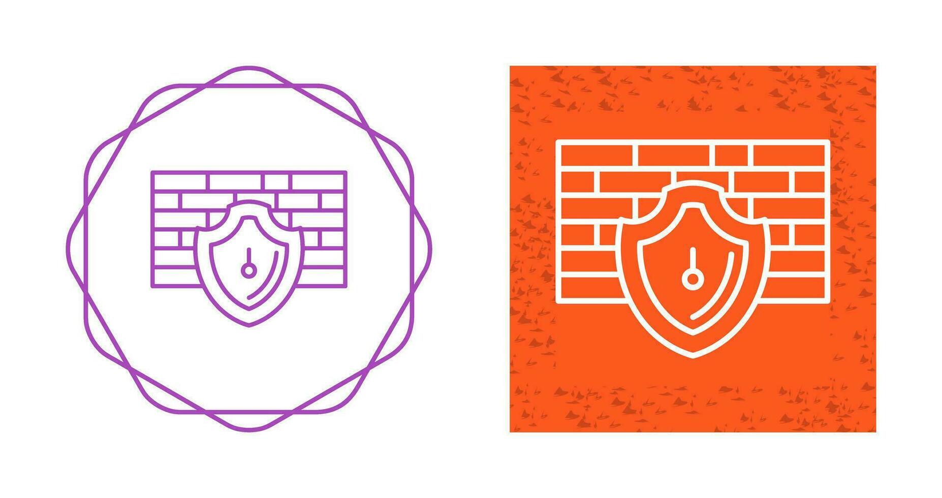 firewall vector pictogram