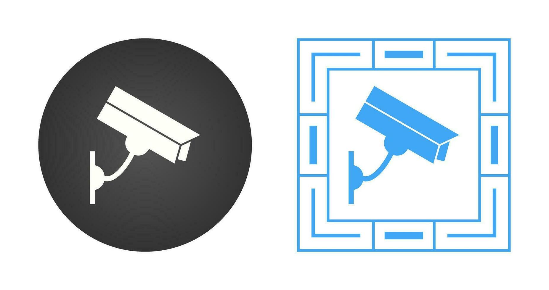 cctv camera vector pictogram