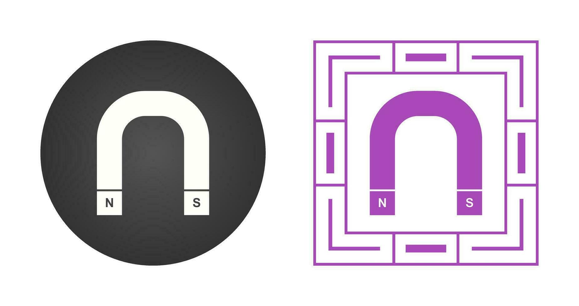 magneet vector pictogram