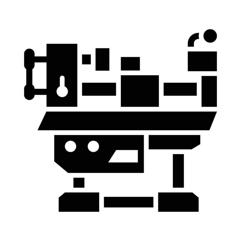 machine vector glyph icoon voor persoonlijk en reclame gebruiken.