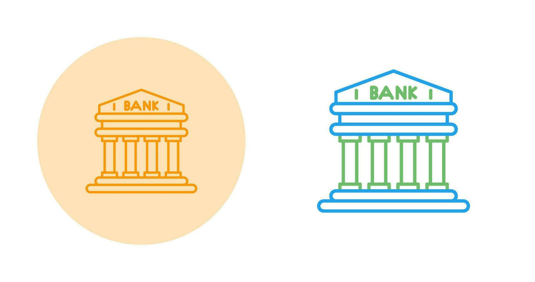 bank vector pictogram