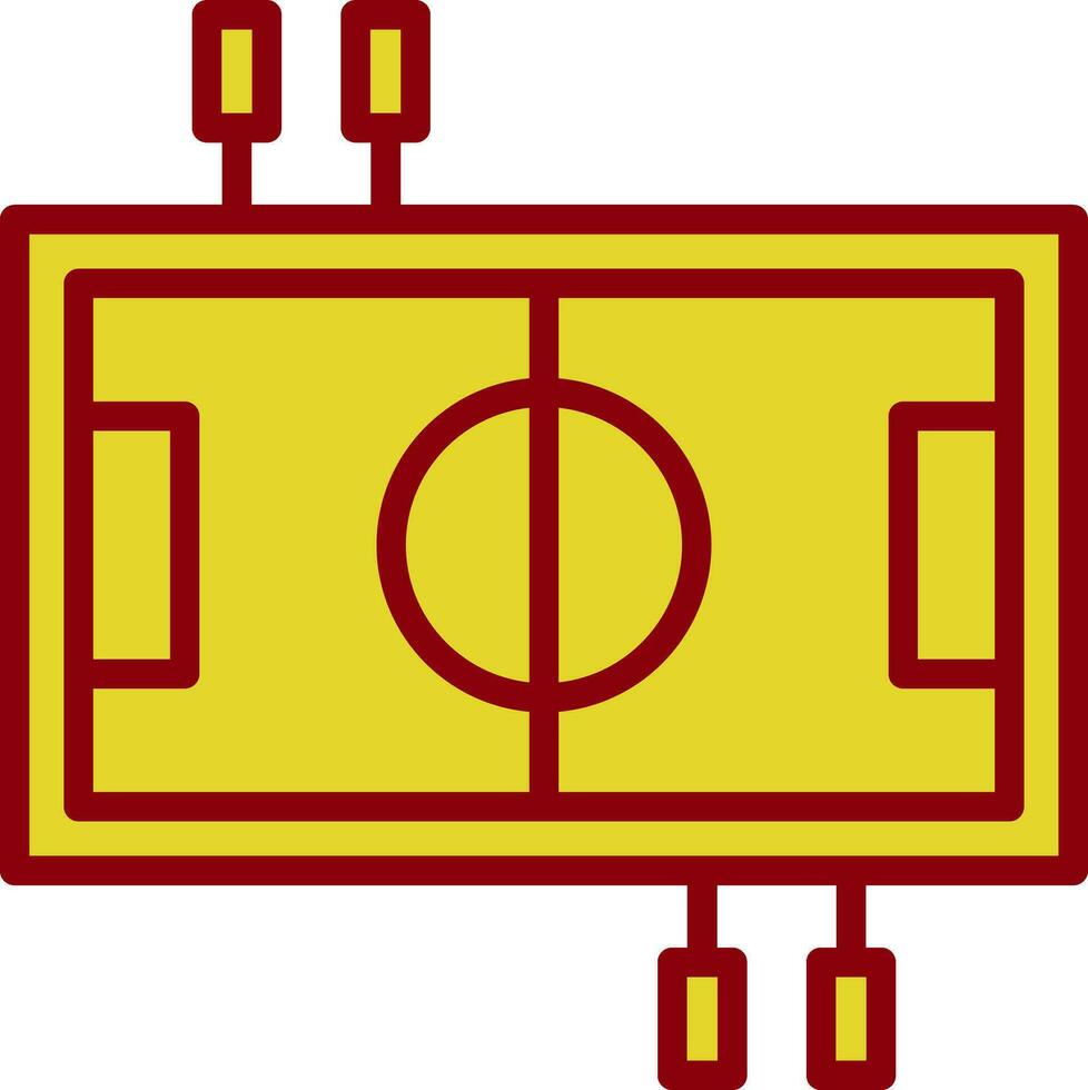 tafel Amerikaans voetbal vector icoon ontwerp