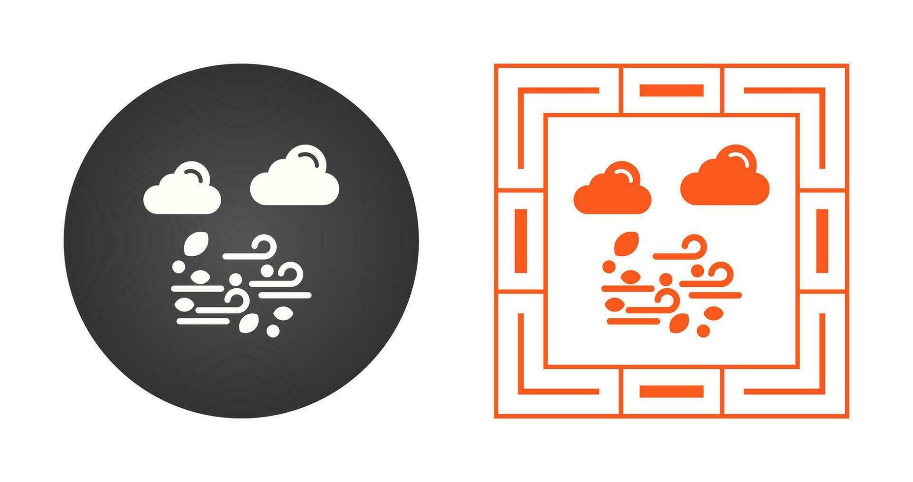 wind vector pictogram