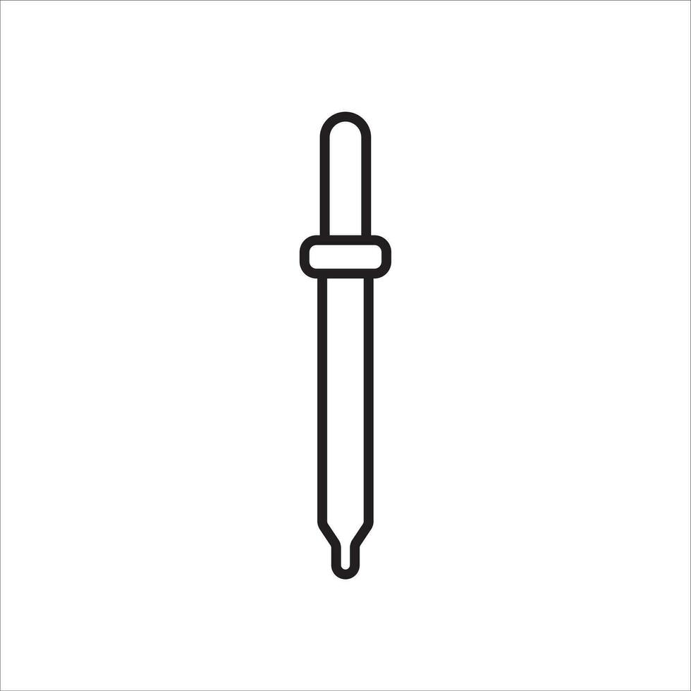 pipet icoon vector illustratie symbool