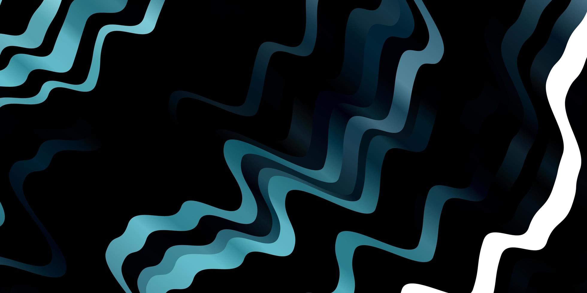 donkerblauwe vectorlay-out met wrange lijnen. kleurrijk geometrisch monster met verloopcurven. sjabloon voor mobiele telefoons. vector