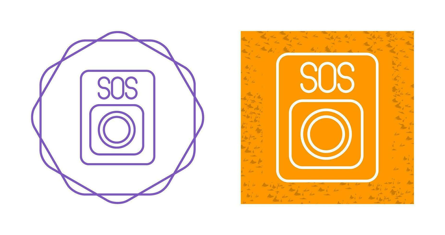 Sos vector icoon