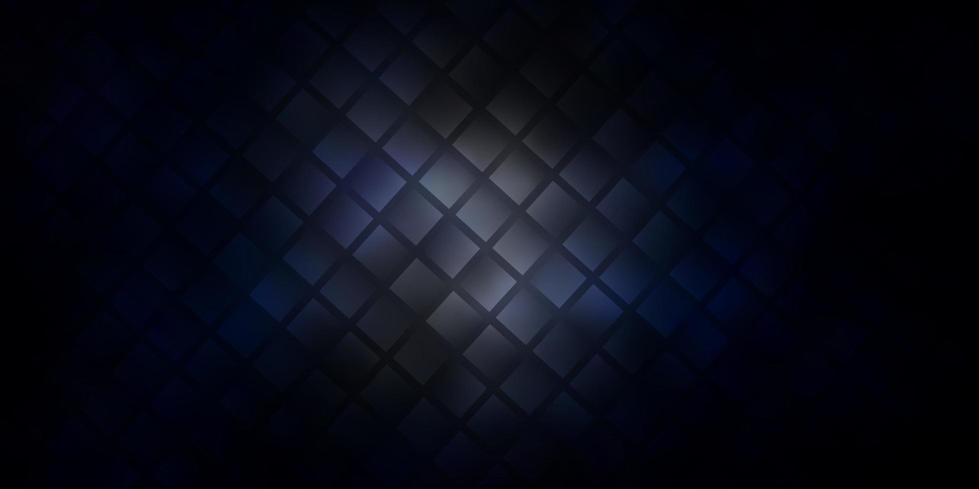donkerblauw vectorpatroon in vierkante stijl. vector