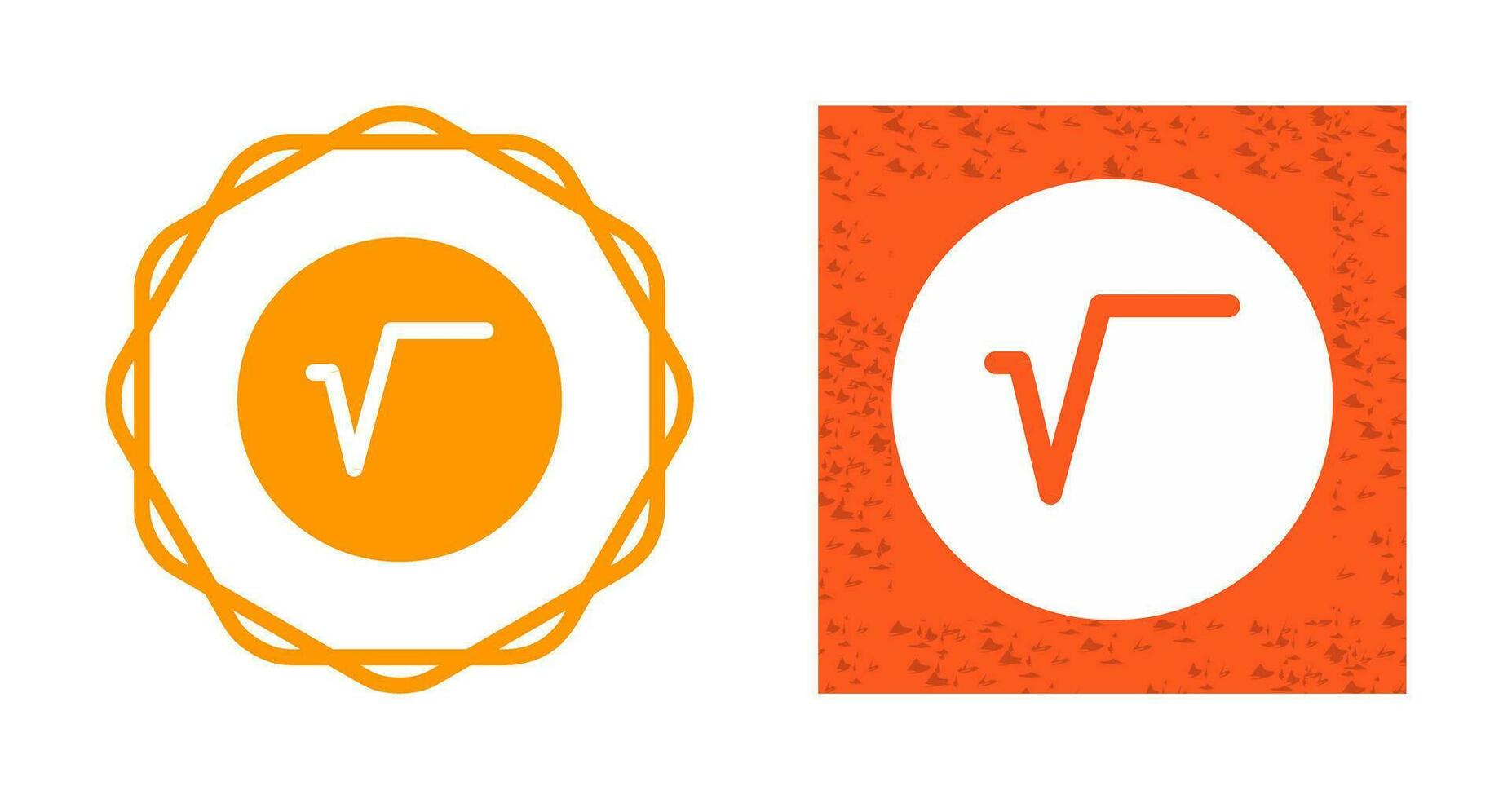 plein wortel symbool vector icoon