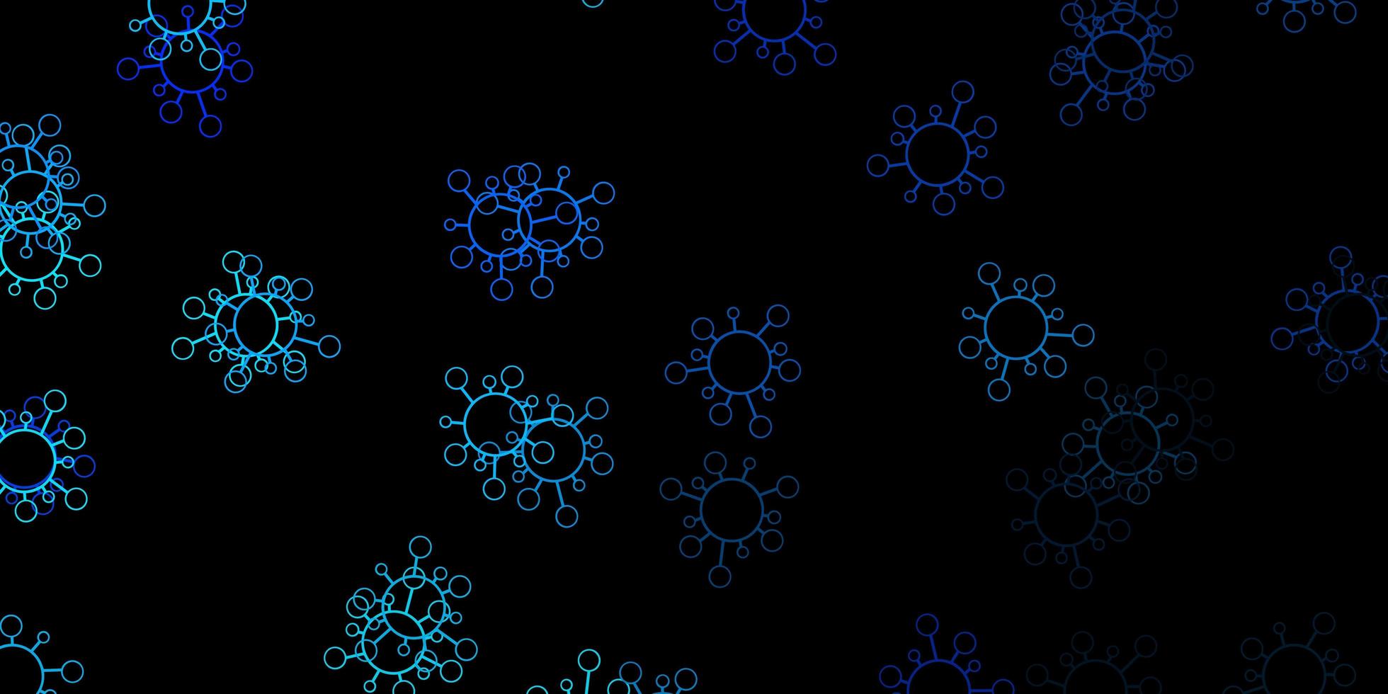 donkerblauw vectormalplaatje met grieptekens. vector