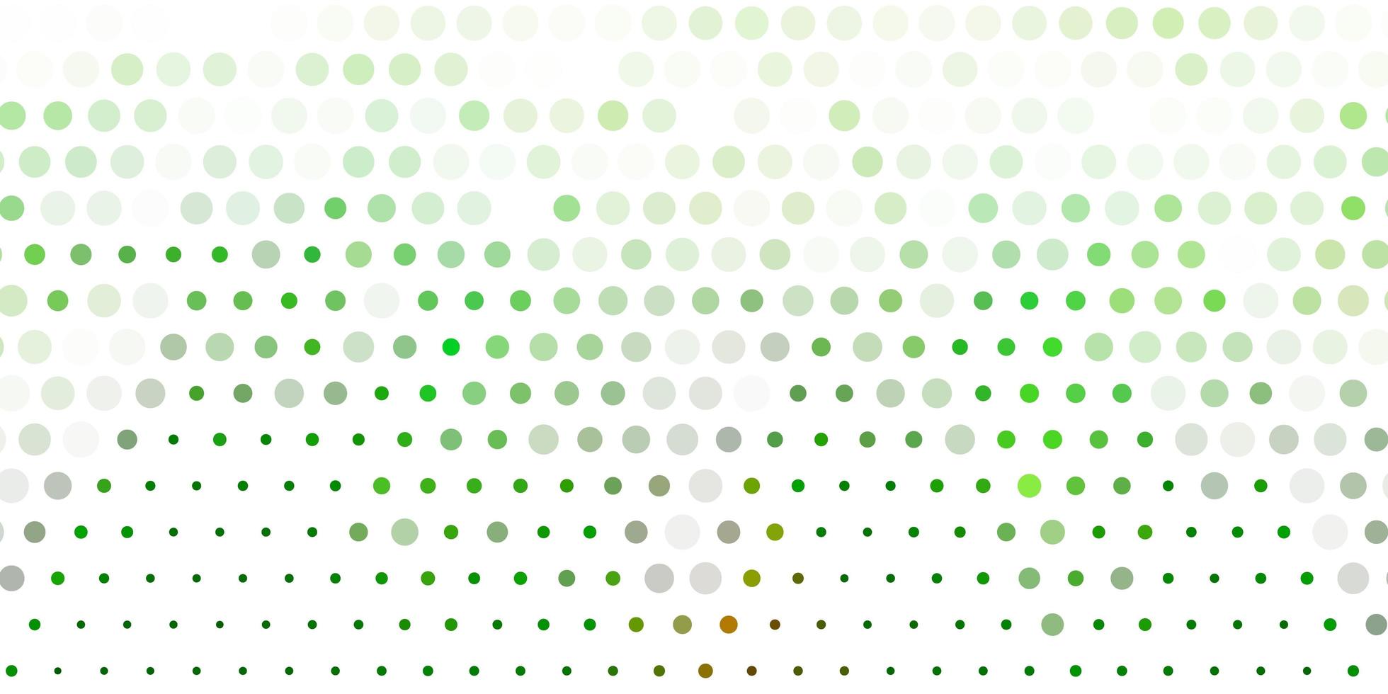 lichtgroene, gele vectorlay-out met cirkelvormen. vector