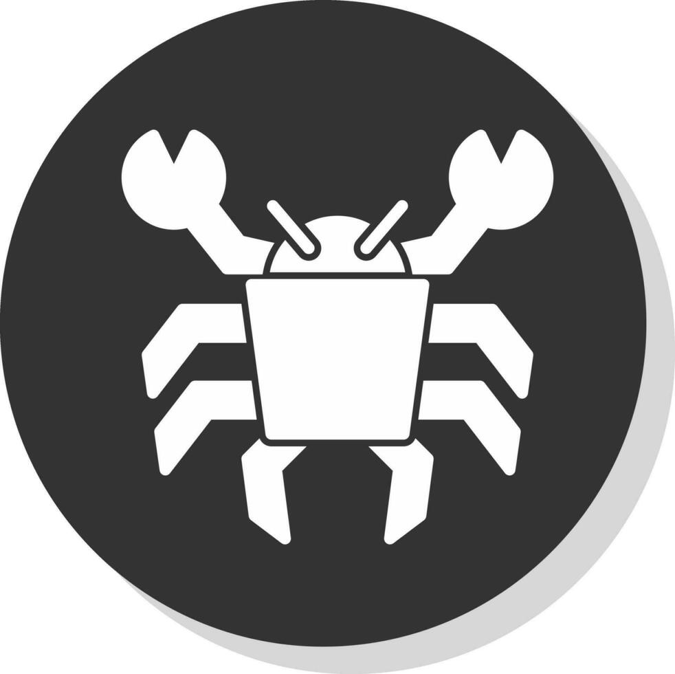 krab vector icoon ontwerp