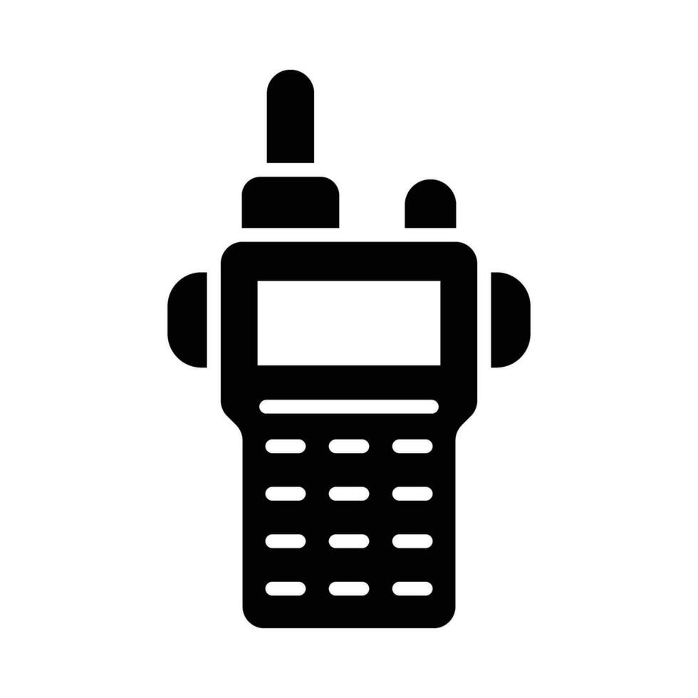 walkie talkie vector glyph icoon voor persoonlijk en reclame gebruiken.