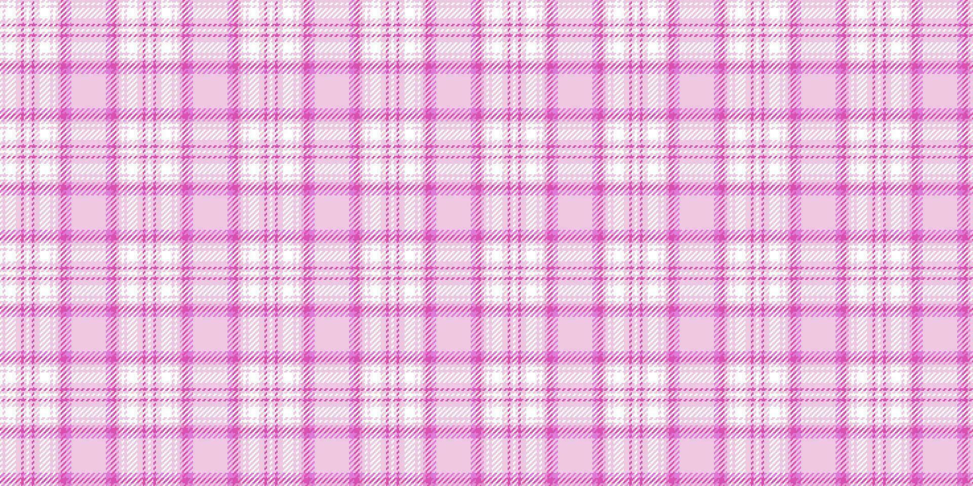 Schotse ruit controleren plaid structuur naadloos patroon in roze, blauw, wit modern afdrukken in Barbie ken stijl voor mode, huis decor en stationair Schots Vichy structuur vector illustratie