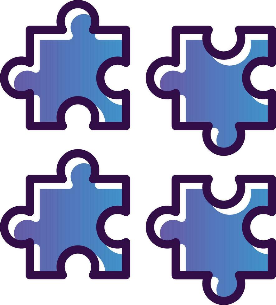 puzzels vector icoon ontwerp