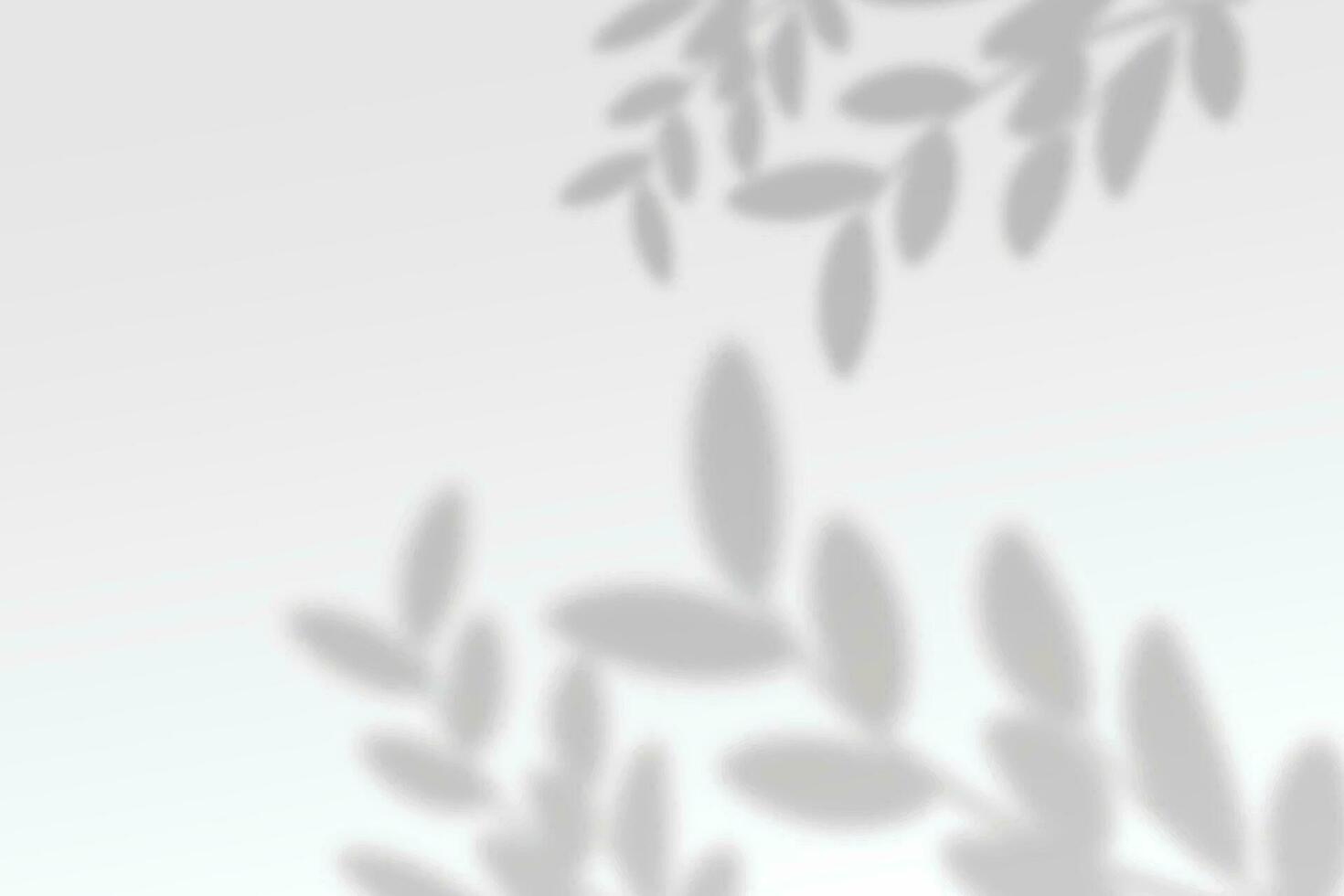 realistisch transparant schaduw van een blad van een palm boom Aan de wit achtergrond. tropisch bladeren schaduw. mockup met palm bladeren schaduw. vector illustratie eps10