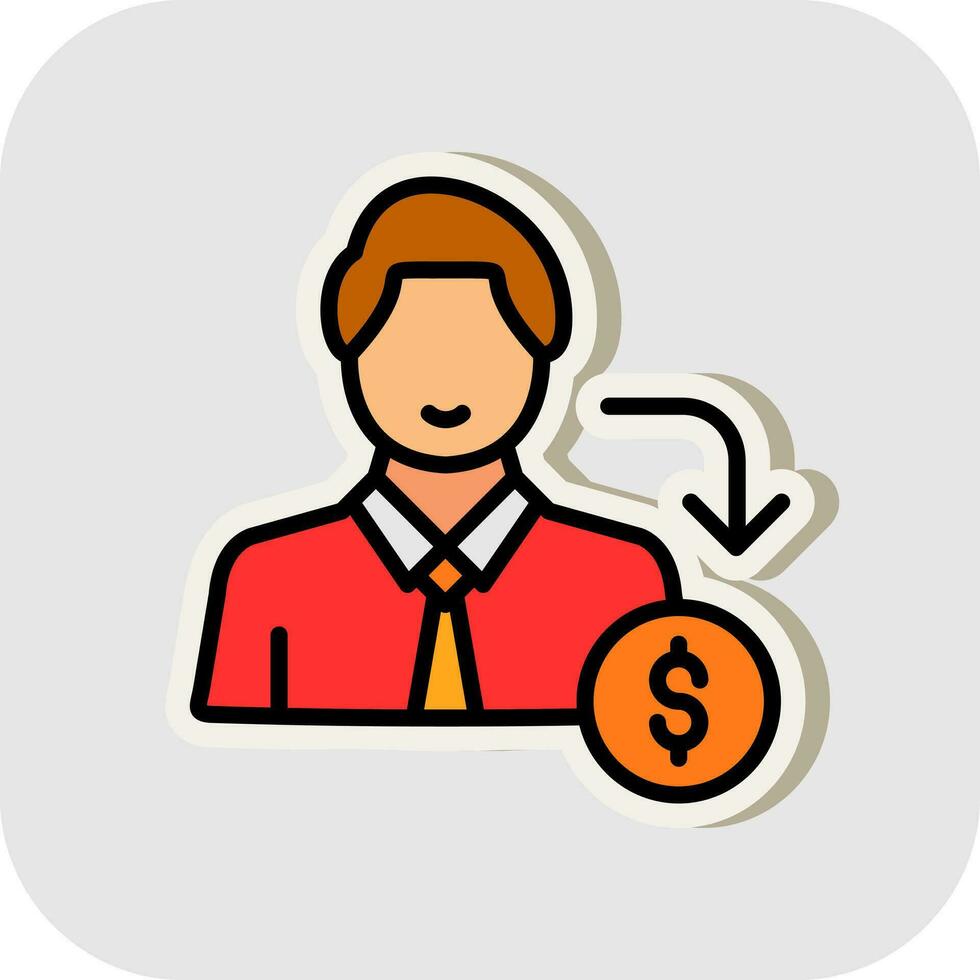 salaris vector icoon ontwerp