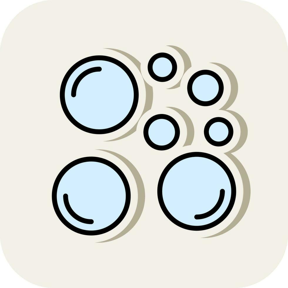 bubbels vector icoon ontwerp