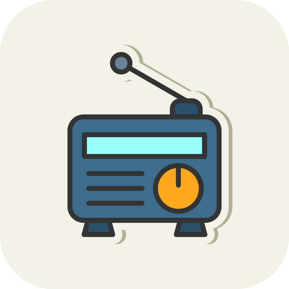 radio vector icoon ontwerp