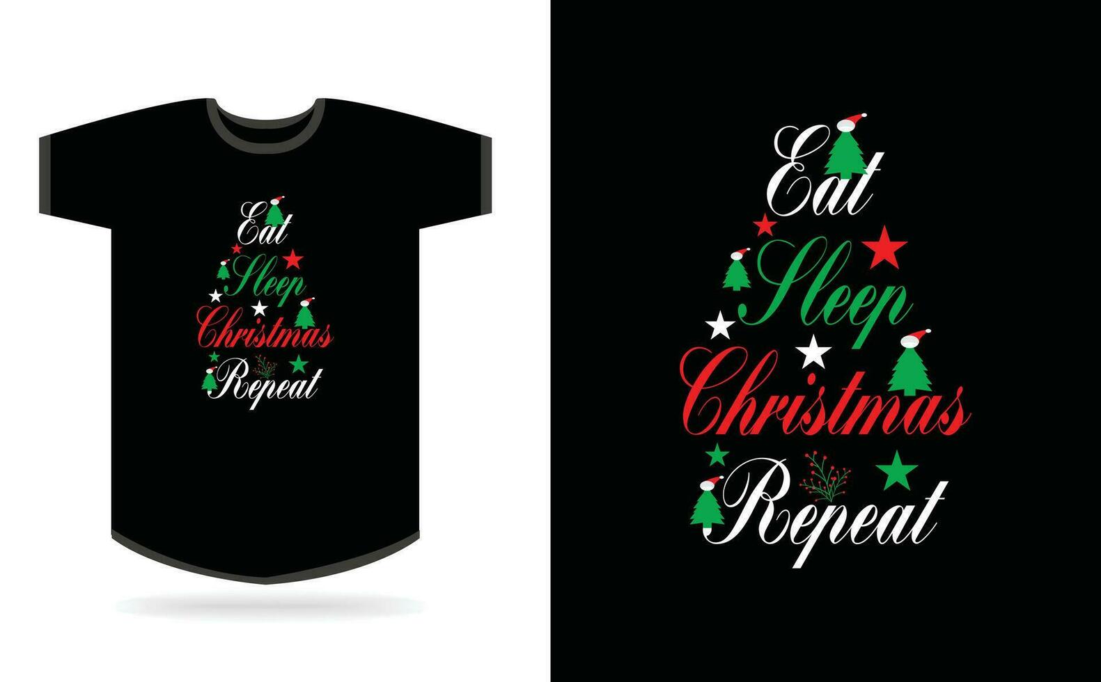 Kerstmis typografie t-shirt ontwerp voor afdrukken vector