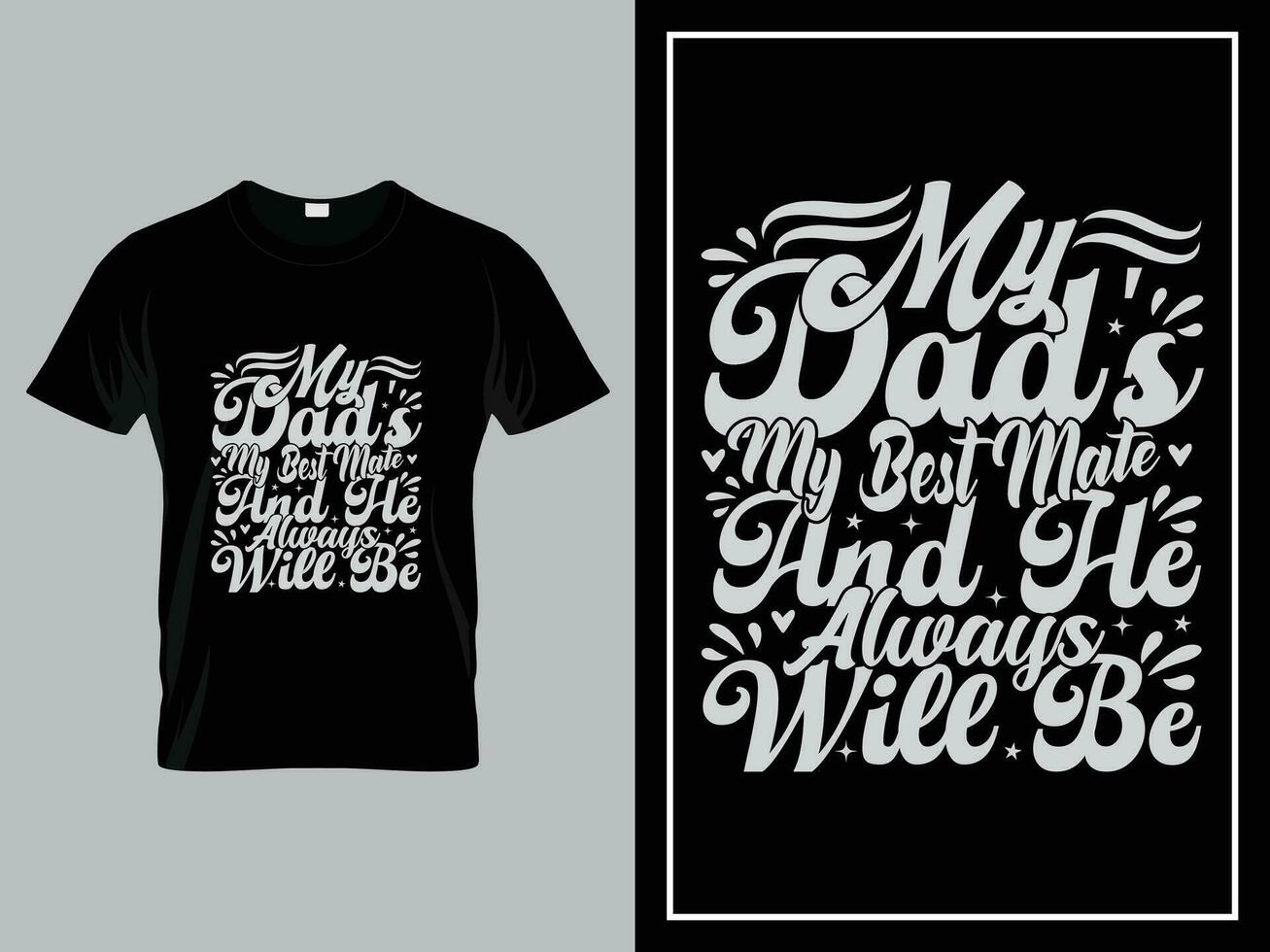 vader typografie t overhemd ontwerp, vader dag t-shirt ontwerp vector