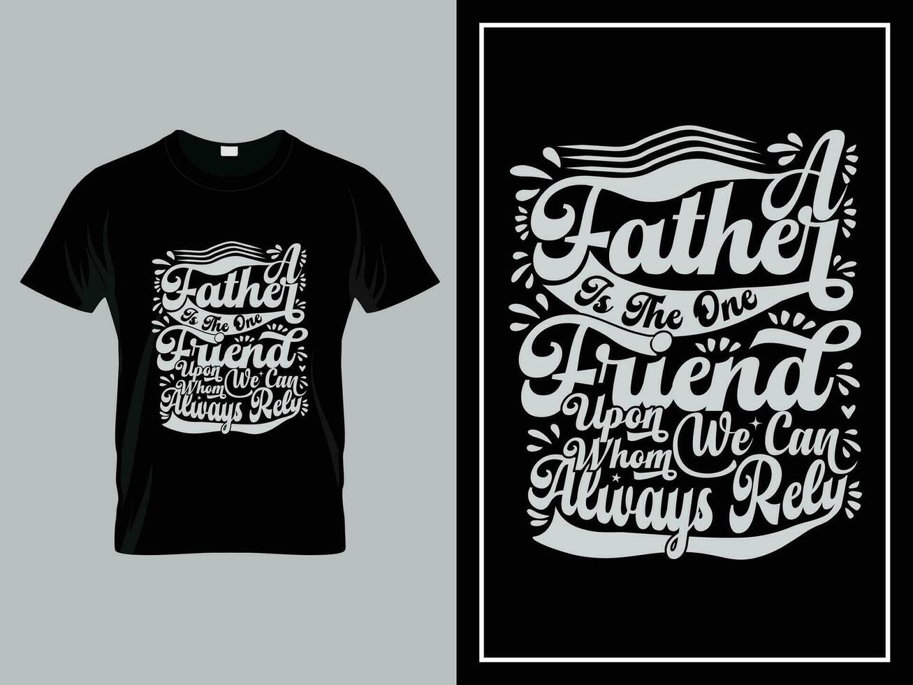 vader typografie t overhemd ontwerp, vader dag t-shirt ontwerp vector