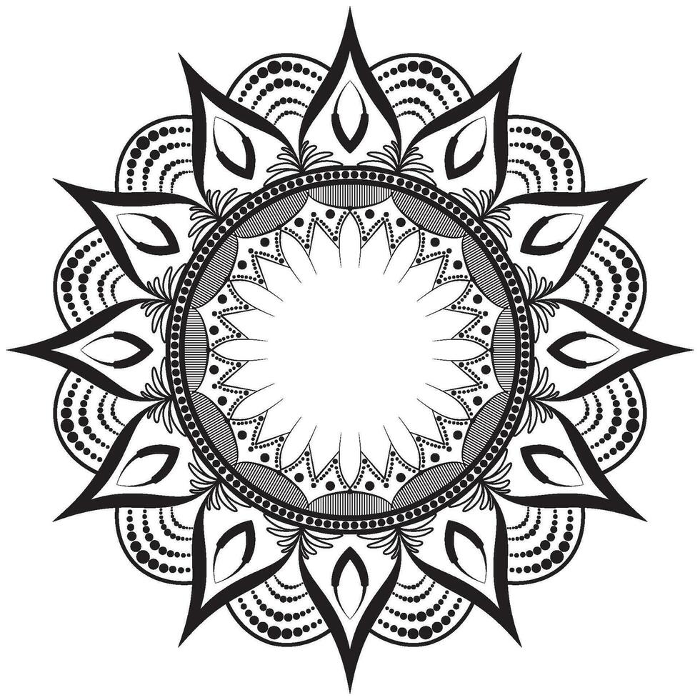 geïsoleerd mandala patroon abstract vector. mandala circulaire patroon. oosters patroon, wijnoogst decoratief elementen, vector illustratie, islamitisch, Arabisch, Indisch, marokkaans, Spaans, Turks, Pakistaans.