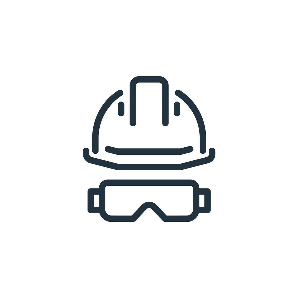 arbeider helm icoon geïsoleerd Aan wit achtergrond. arbeider helm vector symbool, veiligheid voor web en mobiel ontwerp.