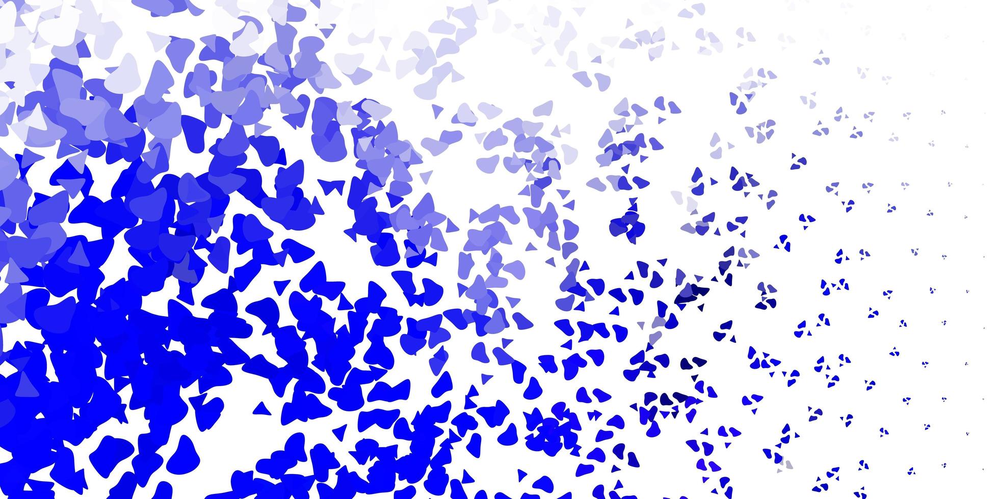 lichtblauw vectorpatroon met abstracte vormen. vector