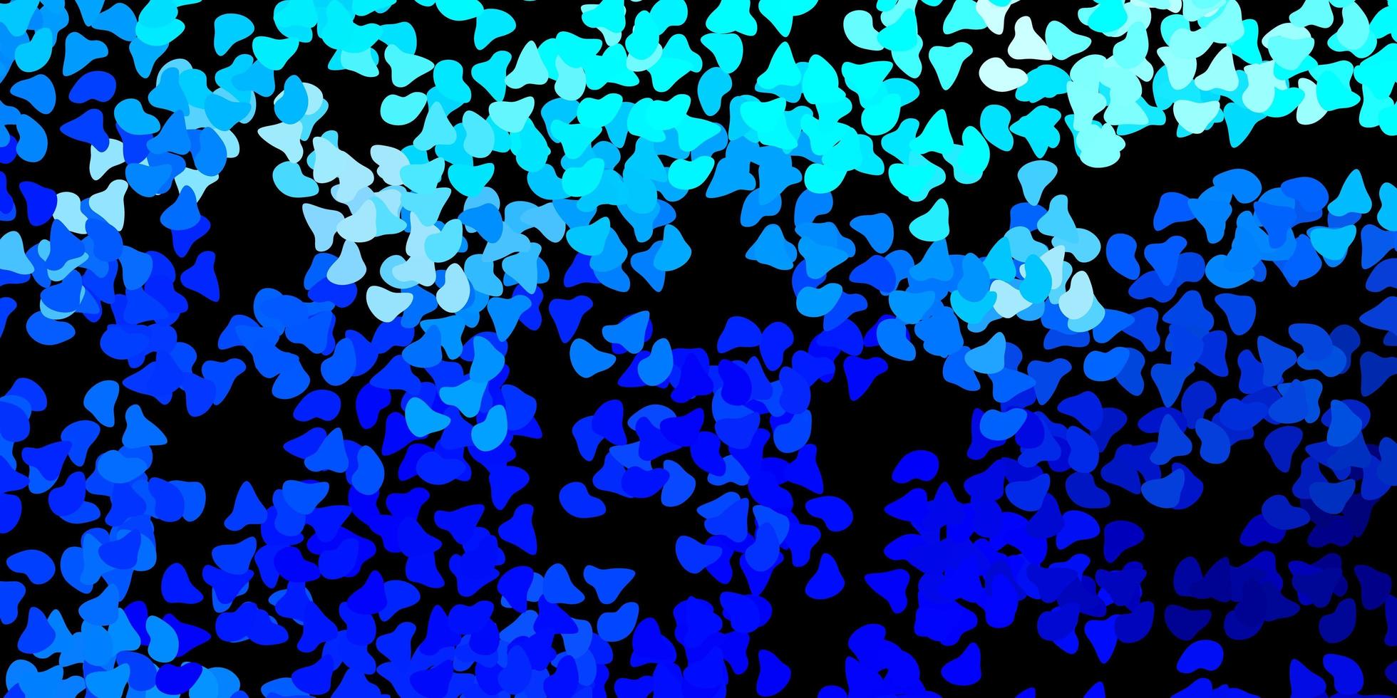 donkerblauw vectorpatroon met abstracte vormen. vector