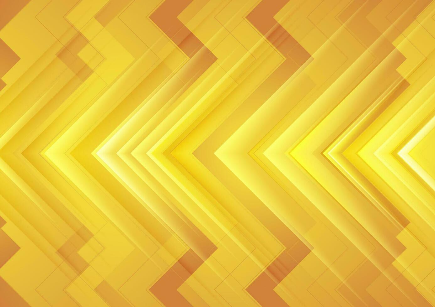 abstract oranje glanzend pijlen meetkundig tech achtergrond vector