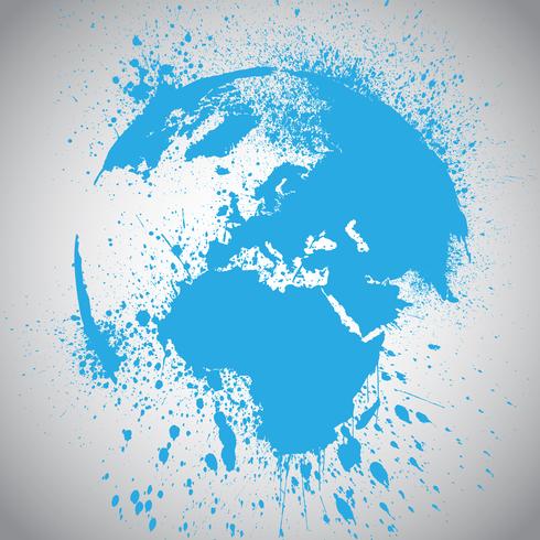 Earth globe vector illustratie