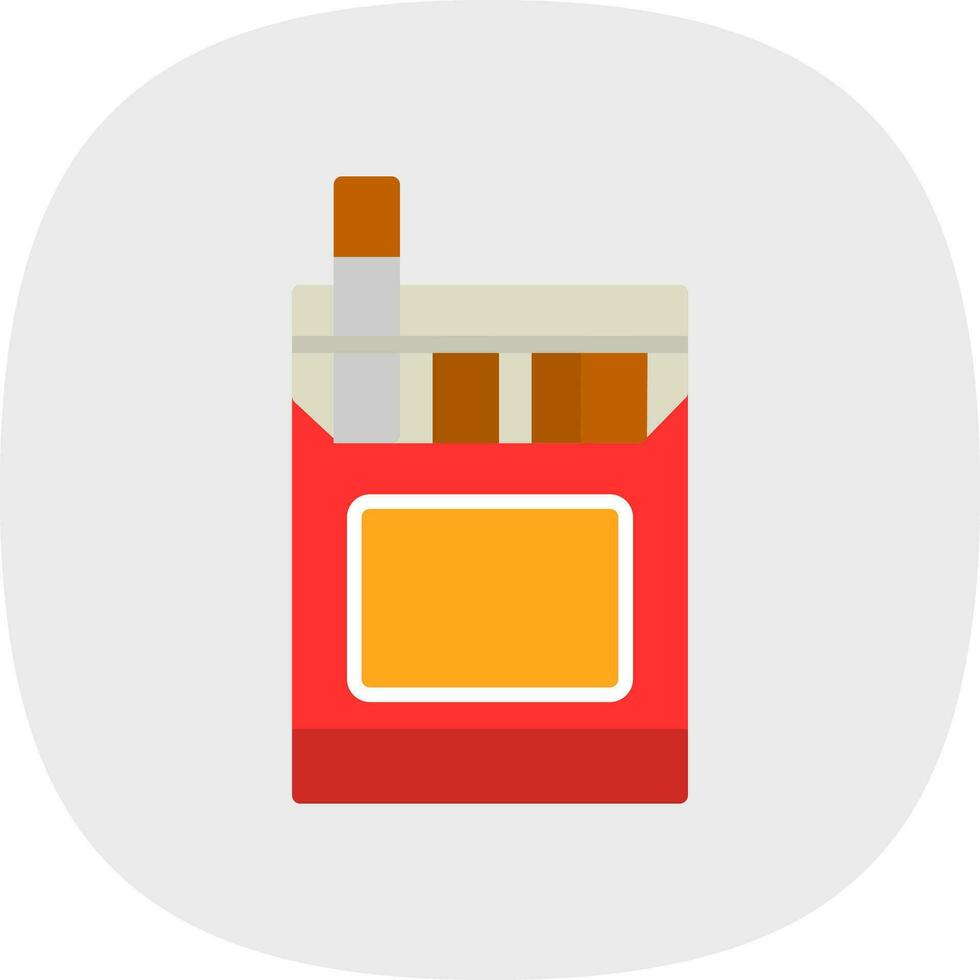 sigaret pak vector icoon ontwerp