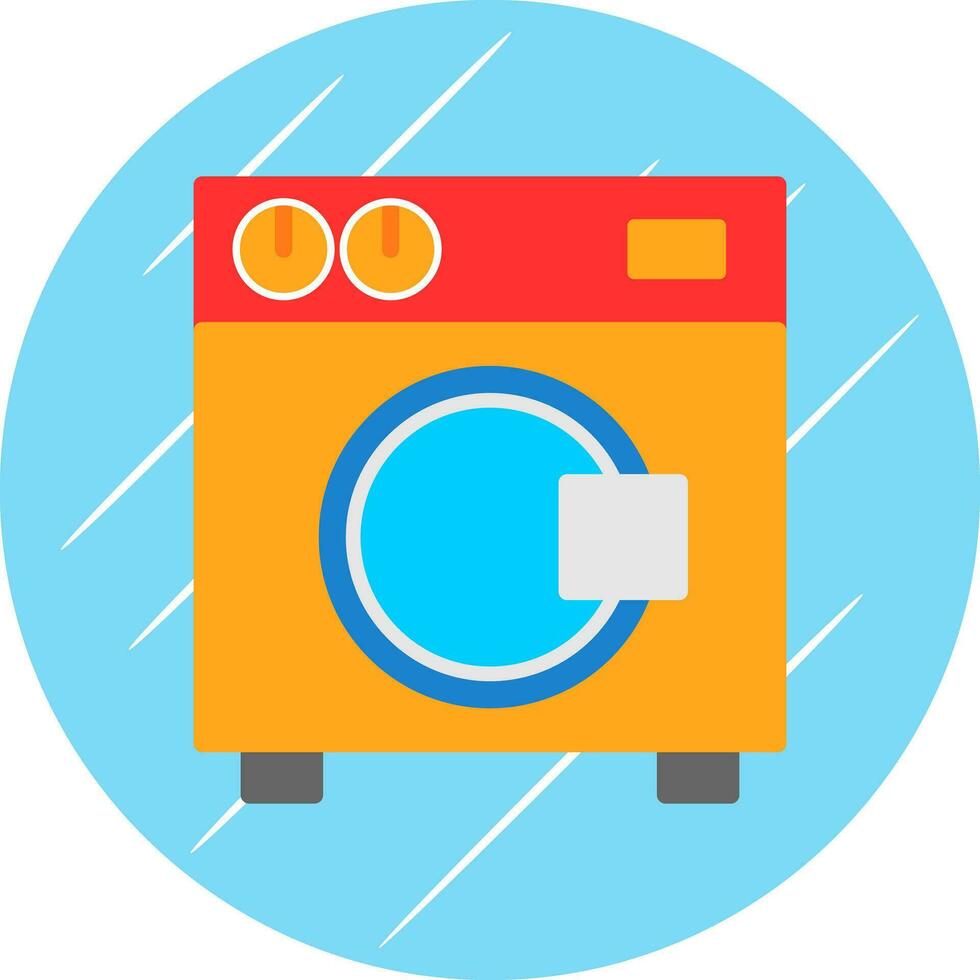 het wassen machine vector icoon ontwerp