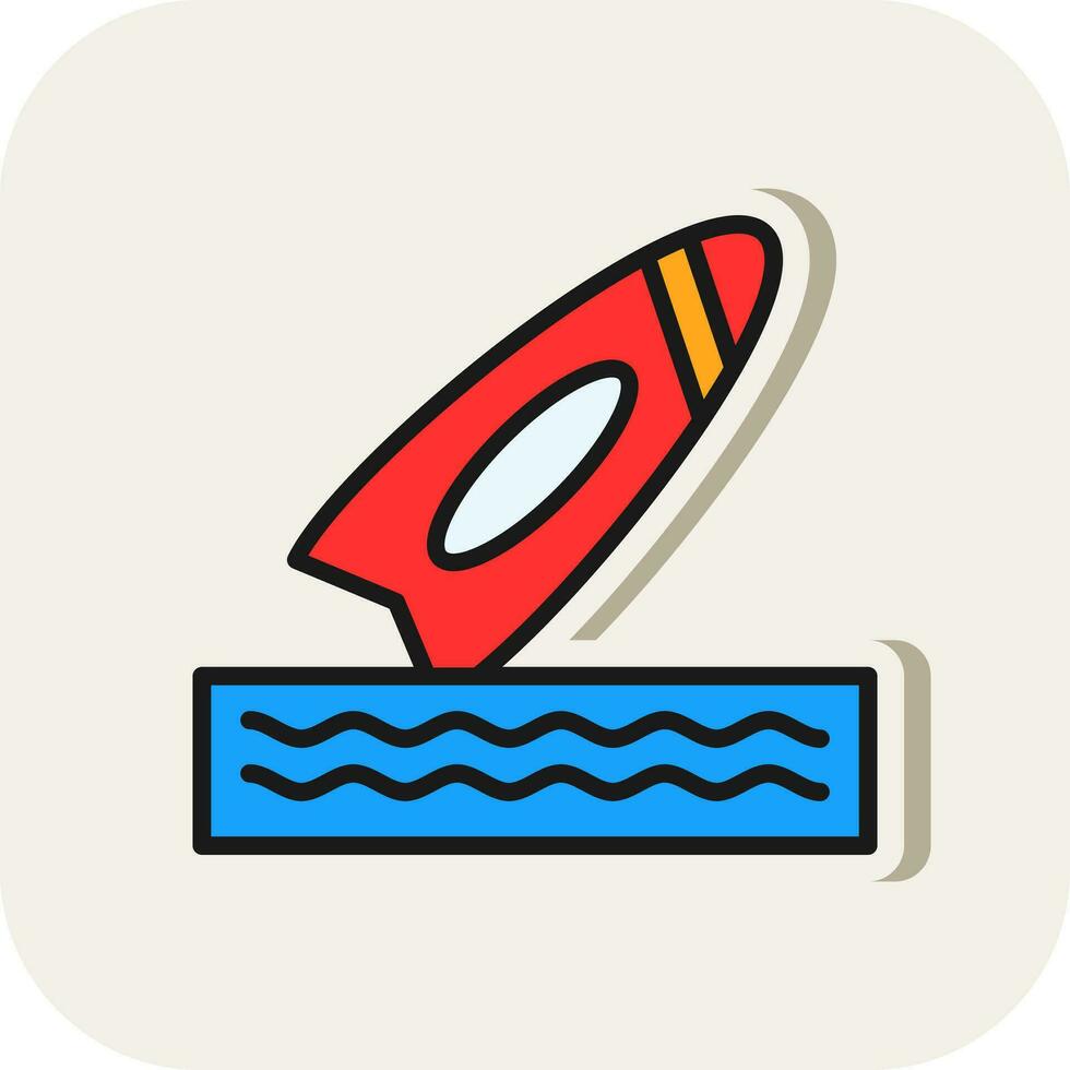 surfboard vector icoon ontwerp