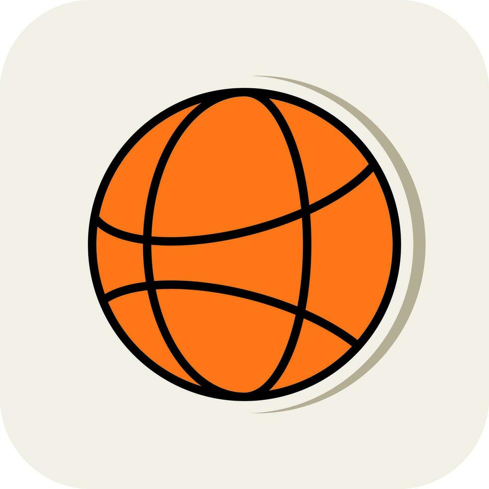 basketbal vector icoon ontwerp