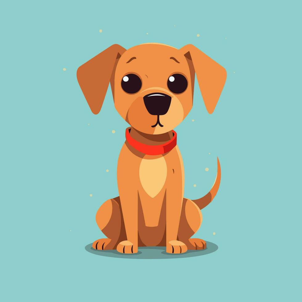 hond vector schattig hond tekenfilm symbool