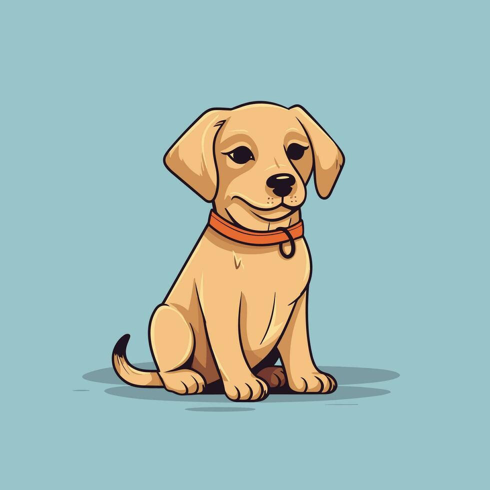 hond vector schattig hond tekenfilm symbool