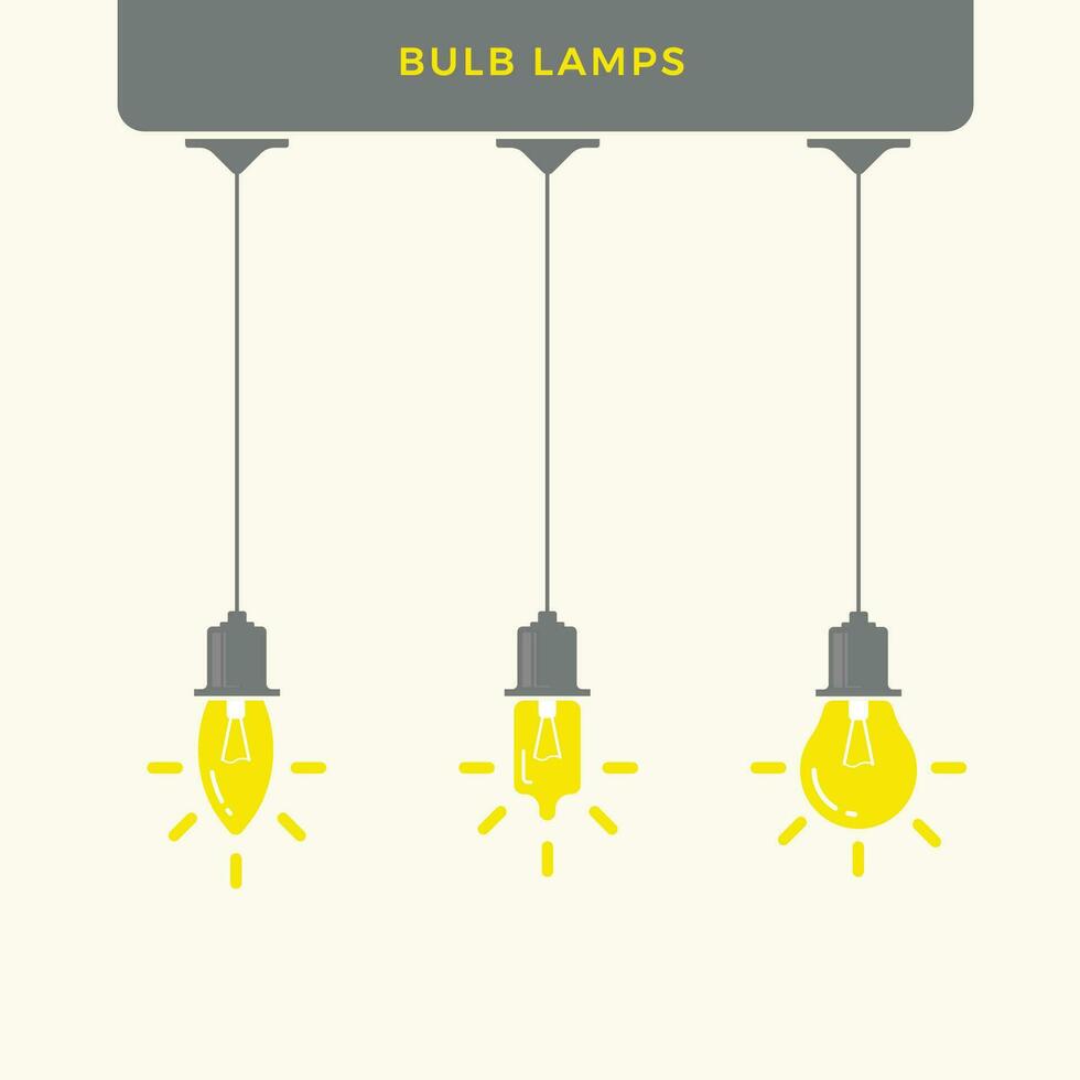 hangen licht lamp lamp ontwerp vector