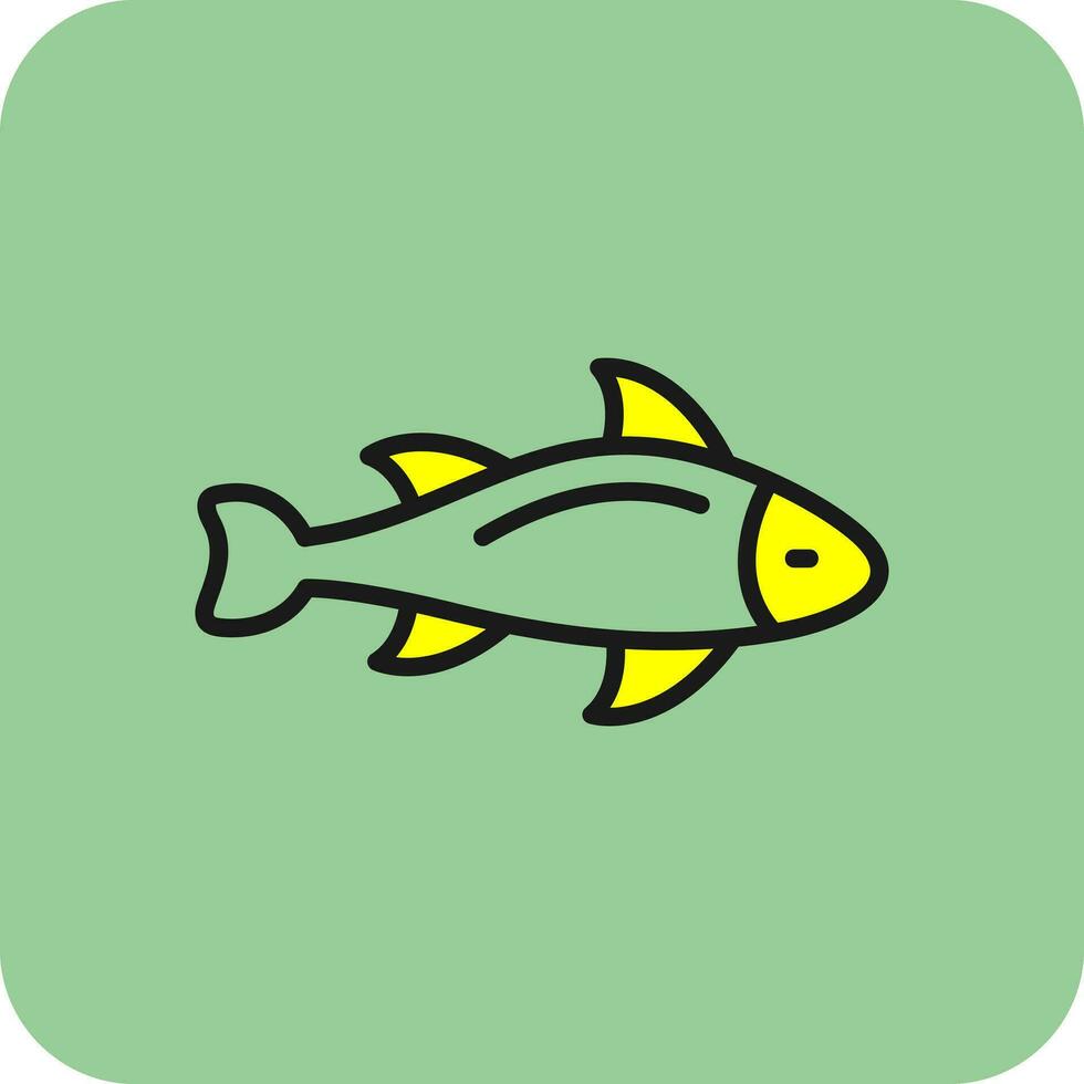 Zalm vector icoon ontwerp