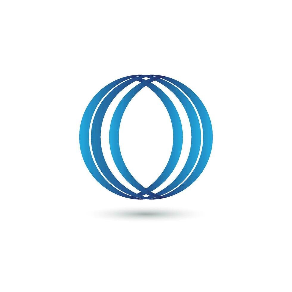 geweldig helling abstract logo sjabloon ontwerp vector. cirkel logo vector