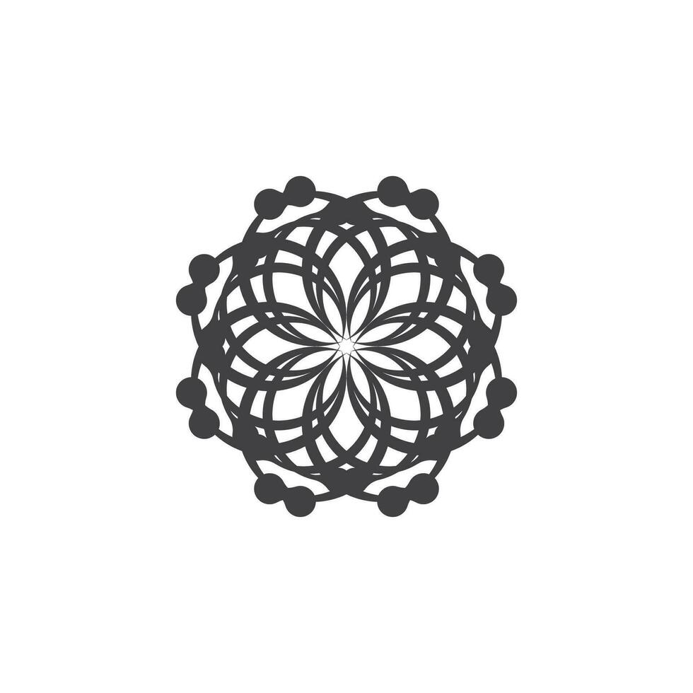 cirkel ring kolken abstract logo vector