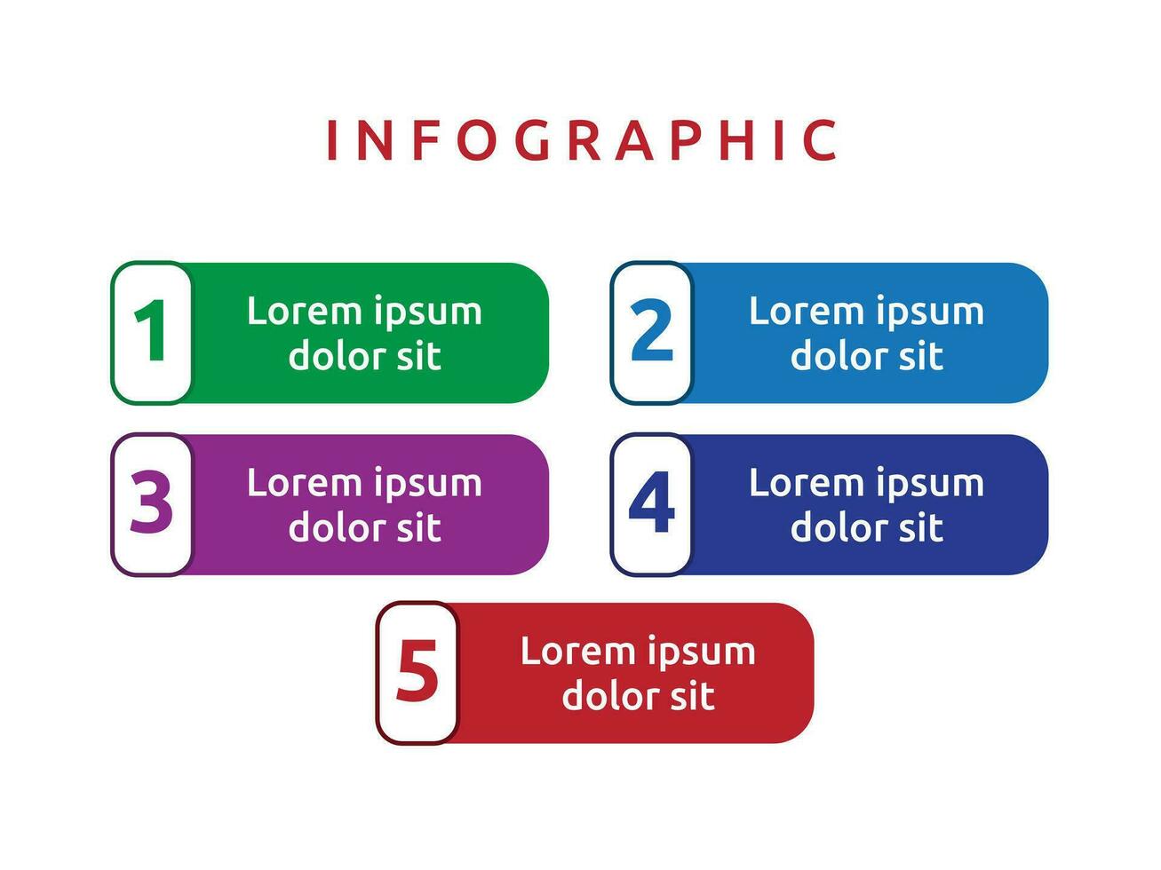 vector blanco bedrijf diagram infographics sjabloon element ontwerp tabel stap door stap