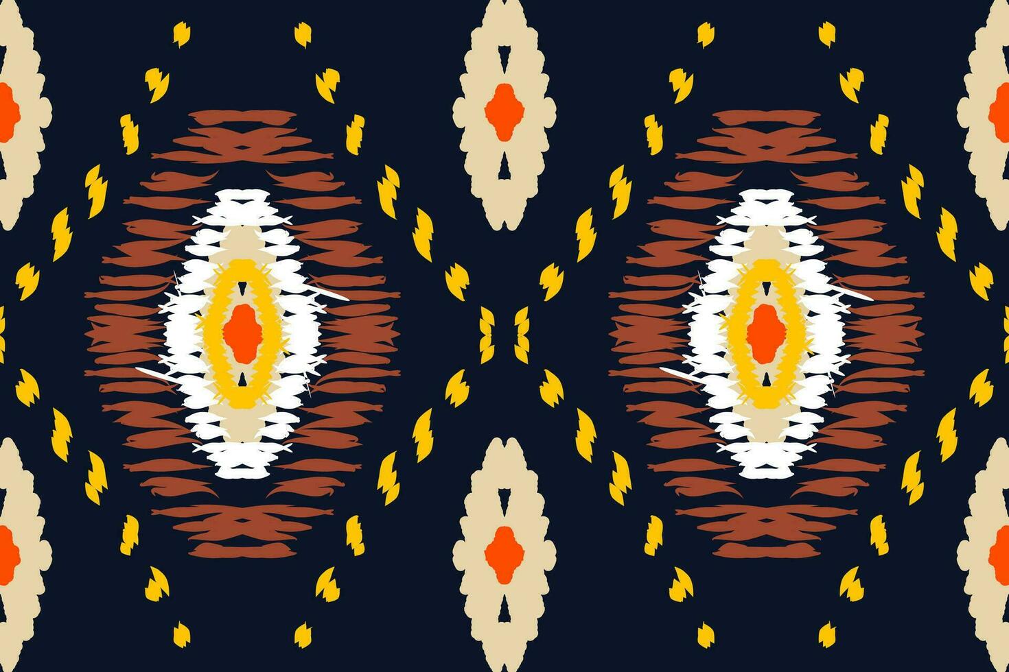 naadloos patroon, traditioneel etnisch patroon Aan donker blauw achtergrond, aztec abstract vector patroon