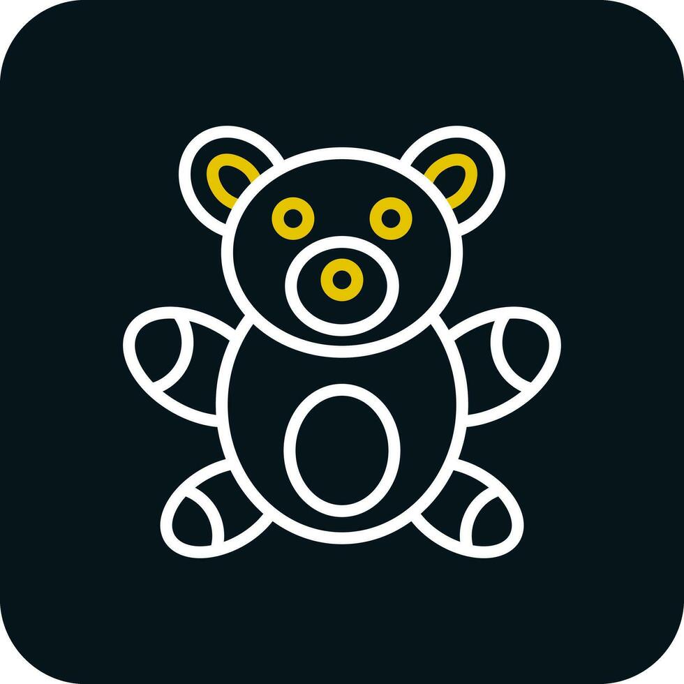 teddy beer vector icoon ontwerp