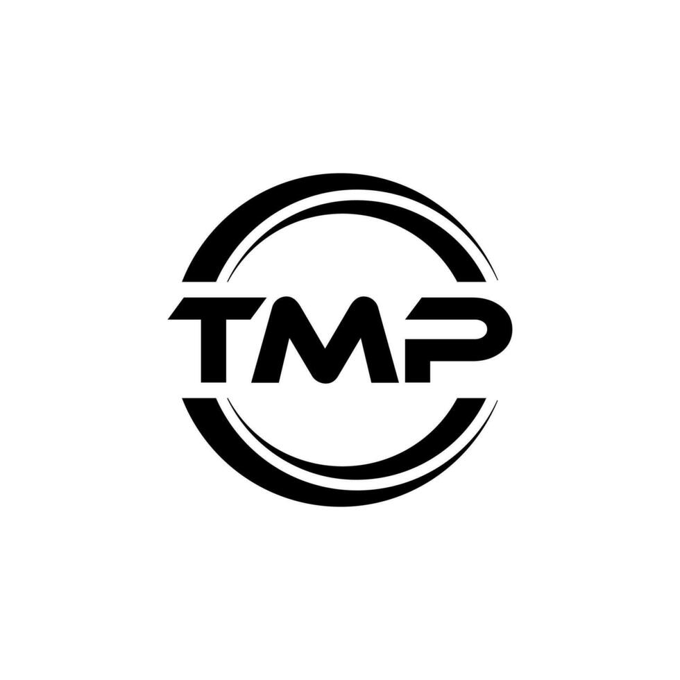 tmp logo ontwerp, inspiratie voor een uniek identiteit. modern elegantie en creatief ontwerp. watermerk uw succes met de opvallend deze logo. vector