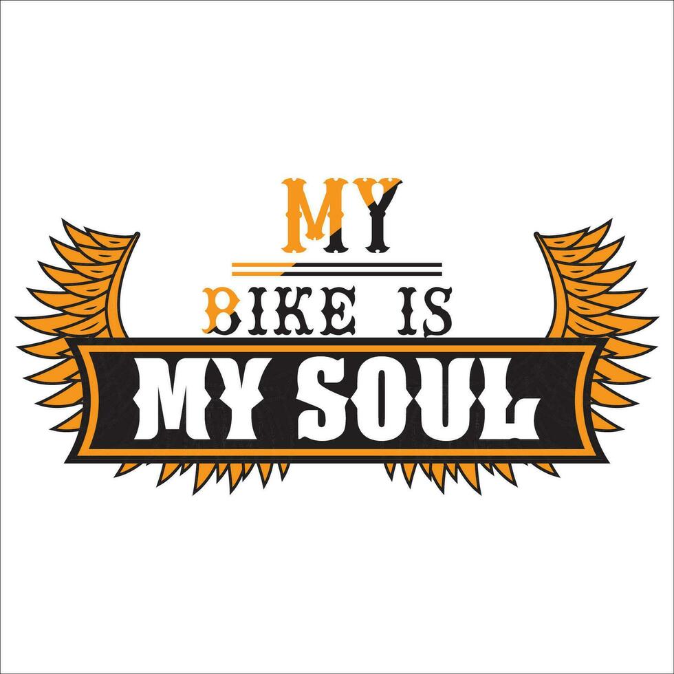 elegant , modieus en geweldig fietser en motorfiets typografie illustrator vector