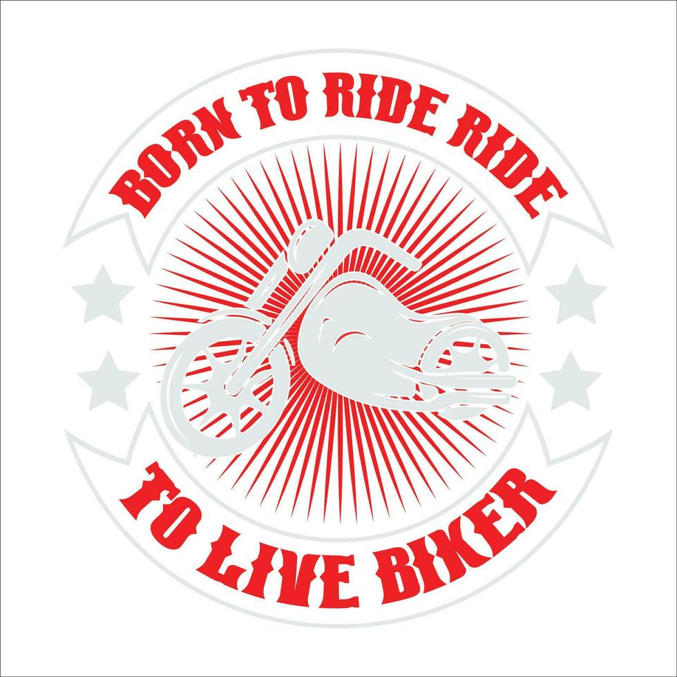 elegant , modieus en geweldig fietser en motorfiets typografie illustrator vector