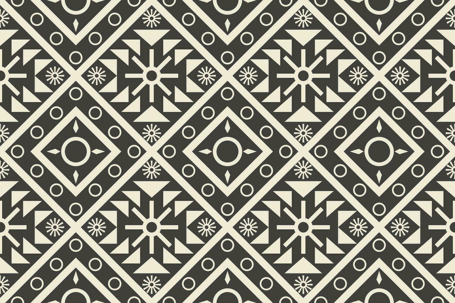 monochroom meetkundig etnisch naadloos patroon ontworpen voor achtergrond, behang, traditioneel kleding, tapijt, gordijn, en huis decoratie. vector