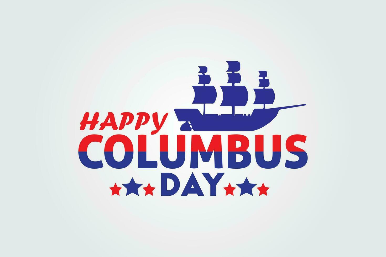 gelukkig Columbus dag vector ontwerp