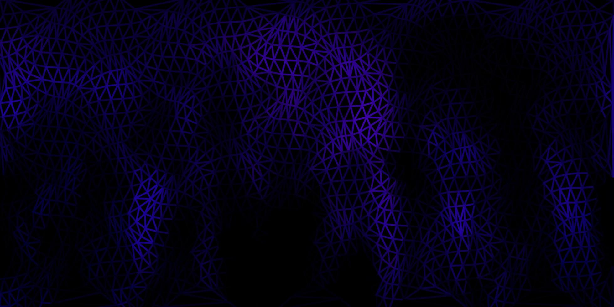 donkerpaars vector veelhoekig patroon.